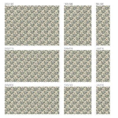 Fönsterfilm med mosaikmönster Orientaliskt mönster