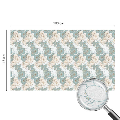 Solfilm fönster insynsskydd Fina blommor