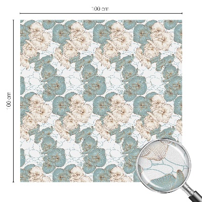 Solfilm fönster insynsskydd Fina blommor