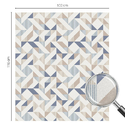 Frostfilm med dekorativt mönster Geometriska mönster