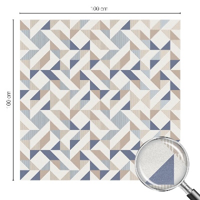 Frostfilm med dekorativt mönster Geometriska mönster