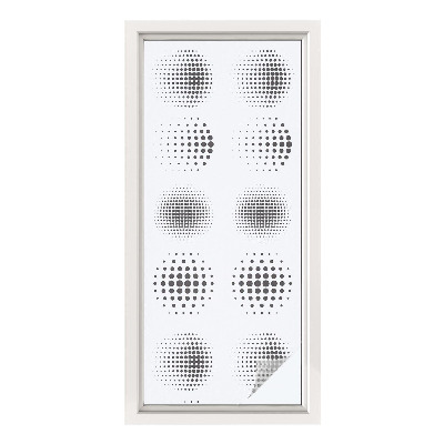 Solfilm fönster insynsskydd Prickade cirklar