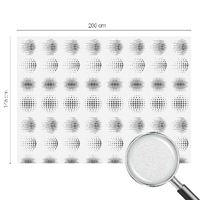 Solfilm fönster insynsskydd Prickade cirklar