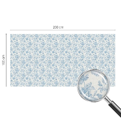 Dekorplast till fönster mosaik Blommönster