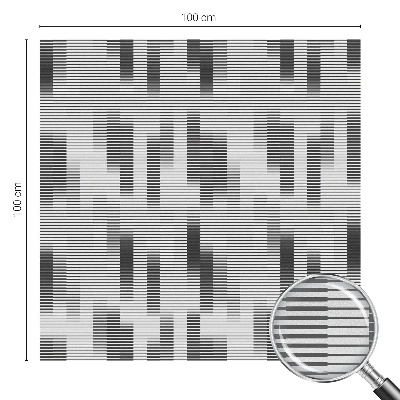 Solfilm fönster insynsskydd Grafiskt rutnät