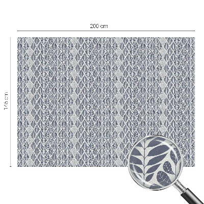 Dekorplast till fönster mosaik Mönstrade löv