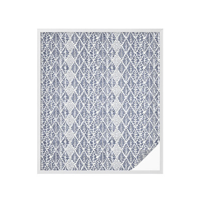 Dekorplast till fönster mosaik Mönstrade löv