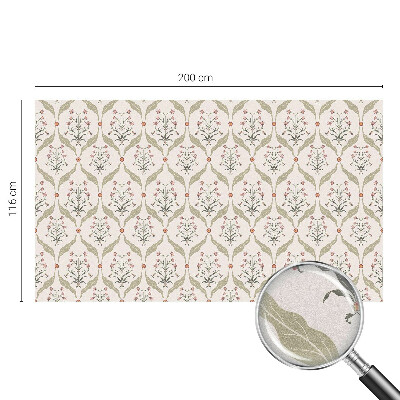 Fönsterfilm med mosaikmönster Blommönster