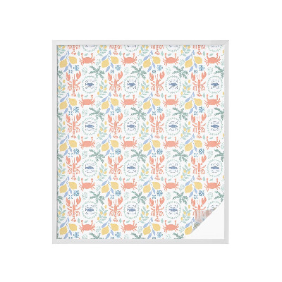 Frostfilm med dekorativt mönster Nautiska motiv