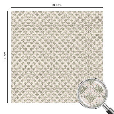 Solfilm fönster insynsskydd Växtdekorationer