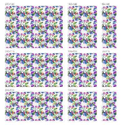 Frostad fönsterfilm med färgat mönster Färgglad abstraktion