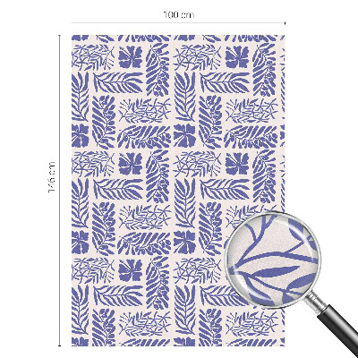 Dekorplast till fönster mosaik Växtmönster