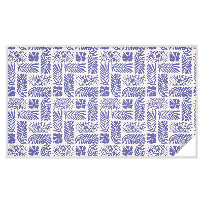 Dekorplast till fönster mosaik Växtmönster