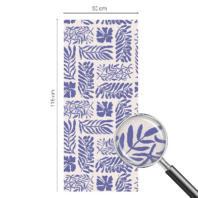 Dekorplast till fönster mosaik Växtmönster