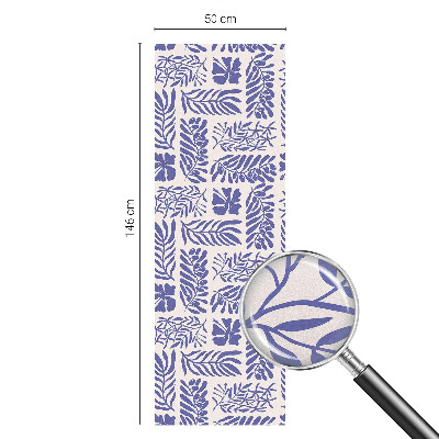 Dekorplast till fönster mosaik Växtmönster