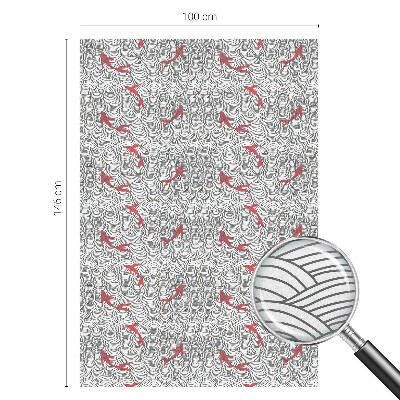 Fönsterfilm med mosaikmönster Vågigt mönster