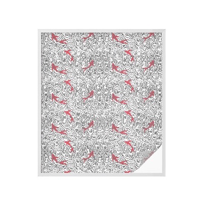 Fönsterfilm med mosaikmönster Vågigt mönster