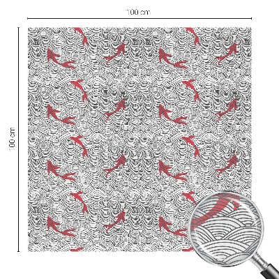 Fönsterfilm med mosaikmönster Vågigt mönster