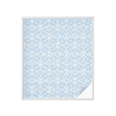 Frostfilm med dekorativt mönster Blommig prydnad