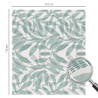 Solfilm fönster insynsskydd Gröna blad