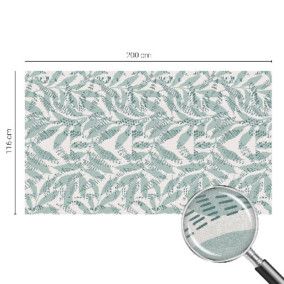 Solfilm fönster insynsskydd Gröna blad