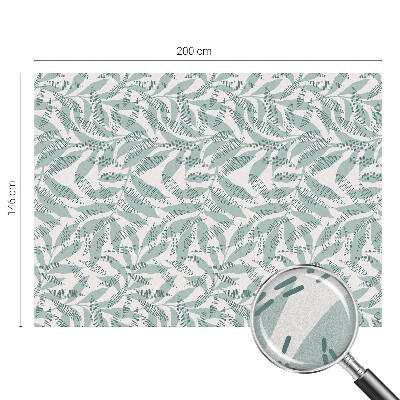 Solfilm fönster insynsskydd Gröna blad