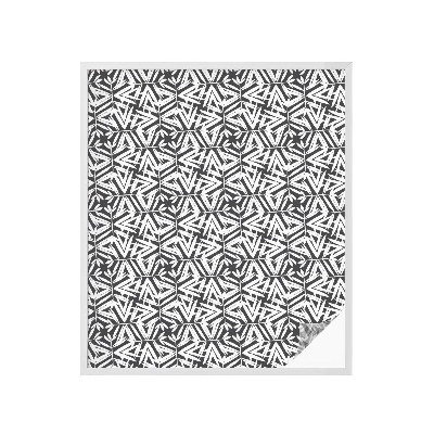 Dekorplast till fönster mosaik Geometriska löv