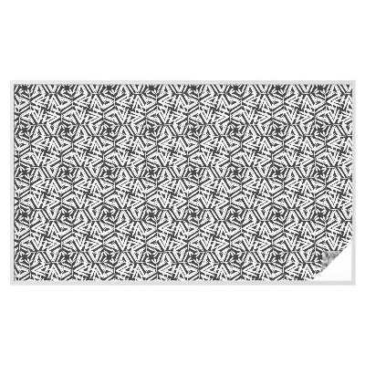 Dekorplast till fönster mosaik Geometriska löv