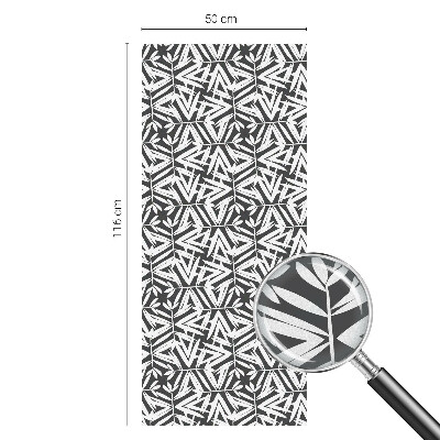 Dekorplast till fönster mosaik Geometriska löv