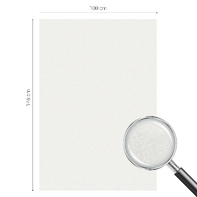 Frostfilm med dekorativt mönster Delikat vitt