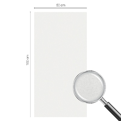 Frostfilm med dekorativt mönster Delikat vitt