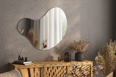 Oregelbunden spegel unik design