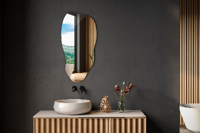 Asymmetrisk spegel modern stil