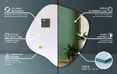 Spegel fläck subtil