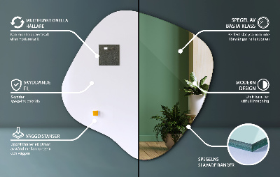 Spegel fläck subtil