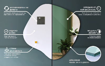 Spegel fläck subtil