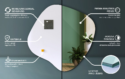 Spegel fläck subtil