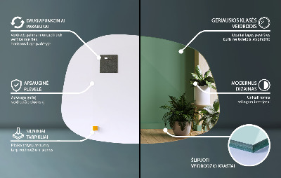 Spegel i form av en fläck spektakulär