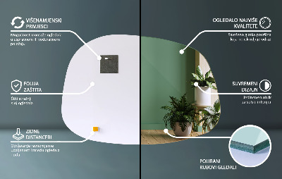 Spegel i form av en fläck spektakulär