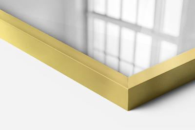 Stor spegel med guldram elegant design