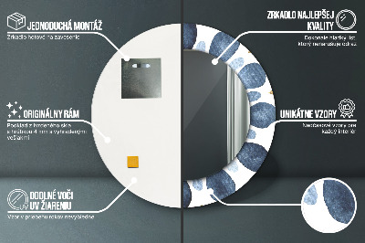 Dekorativ rund spegel Månen mandala