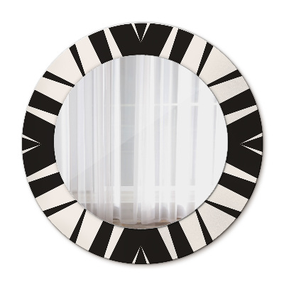 Dekorativ rund spegel Geometri abstraktion