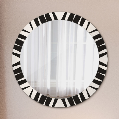 Dekorativ rund spegel Geometri abstraktion