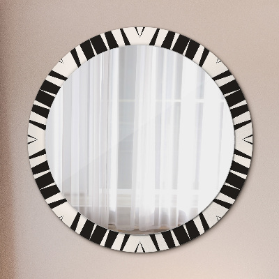 Dekorativ rund spegel Geometri abstraktion