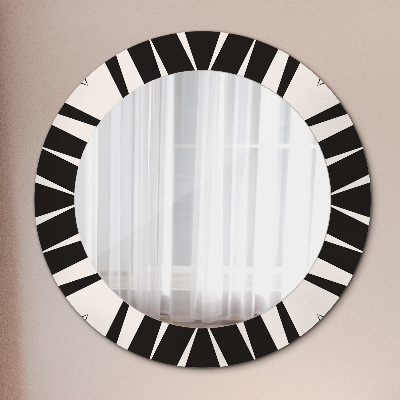 Dekorativ rund spegel Geometri abstraktion