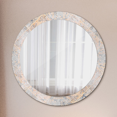Dekorativ rund spegel Shabby mosaik