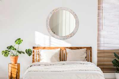 Dekorativ rund spegel Shabby mosaik
