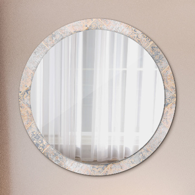 Dekorativ rund spegel Shabby mosaik