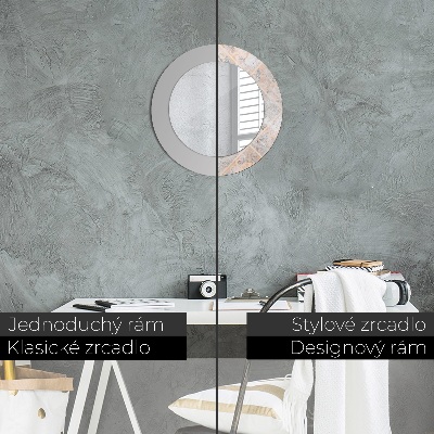Dekorativ rund spegel Shabby mosaik