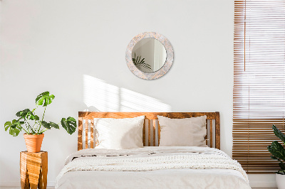 Dekorativ rund spegel Shabby mosaik